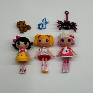 MGA Lalaloopsy Mini Dolls Set Of Three With Pets (11B)